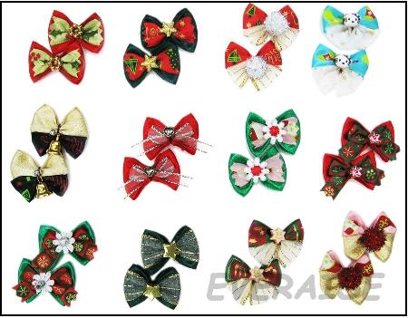 CHRISTMAS HAIR BOWS