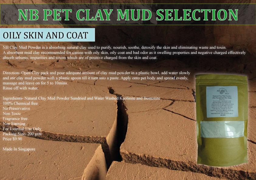 NB PET CLAY MUD POWDER